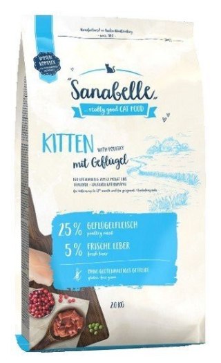 Sanabelle Kitten z drobiem 2kg