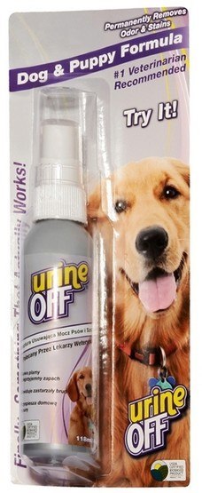 Urine Off Dog & Puppy Odor & Stain Remover - do usuwania plam moczu 118ml