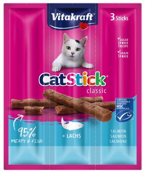 Vitakraft Cat Stick Classic Łosoś 18g [18201]