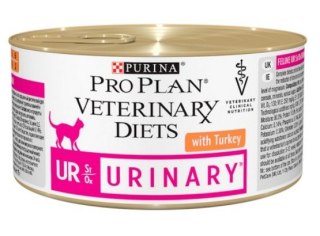 Purina Veterinary Diets Urinary UR Feline indyk puszka 195g