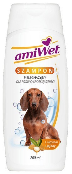 Amiwet Szampon dla psów o krótkiej sierści 200ml