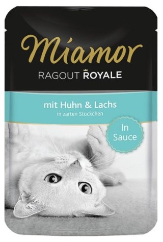 Miamor Ragout Royale z kurczakiem i łososiem w sosie saszetka 100g