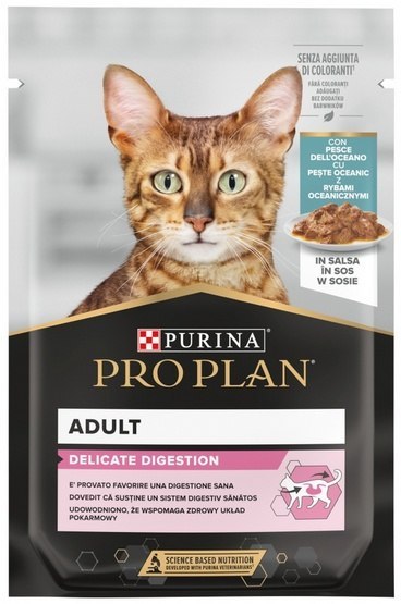 Purina Pro Plan Cat Delicate ryba oceaniczna saszetka 85g