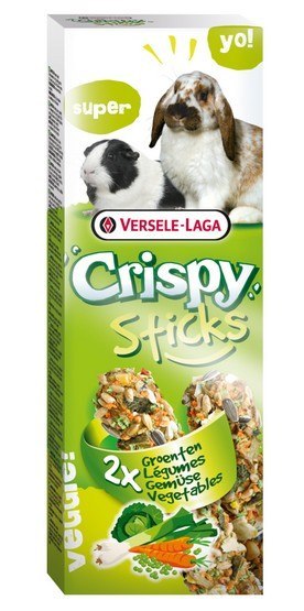 Versele-Laga Crispy Sticks Rabbit & Guinea Pig Vegetables - kolby dla królików i świnek z warzywami 110g