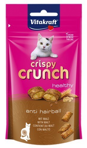 Vitakraft Cat Crispy Crunch Anti Hairball słód 60g [2428811]