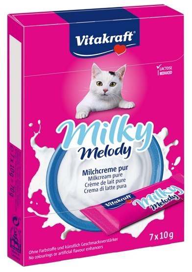 Vitakraft Cat Milky Melody krem z mleka 70g [28818]