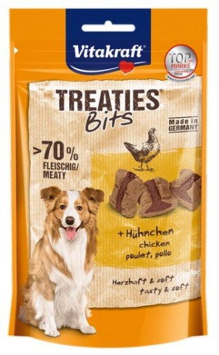 Vitakraft Dog Treaties Bits - Smaczne Kawałki - kurczak 120g [2328808]