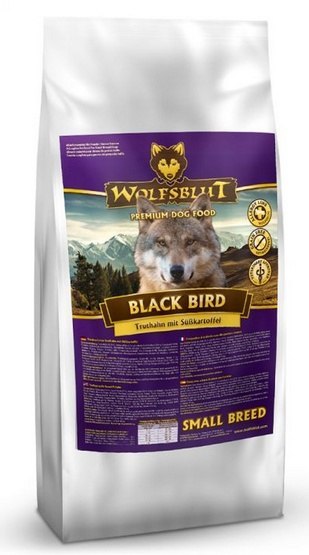 Wolfsblut Dog Black Bird Adult Small - indyk i bataty 500g