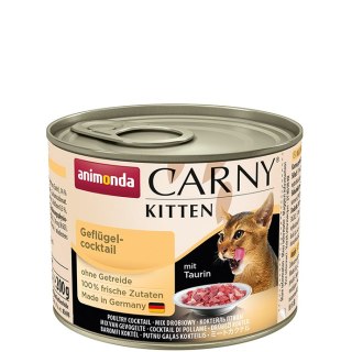 ANIMONDA Carny Kitten puszka z mieszanką mięs drobiowych 200g