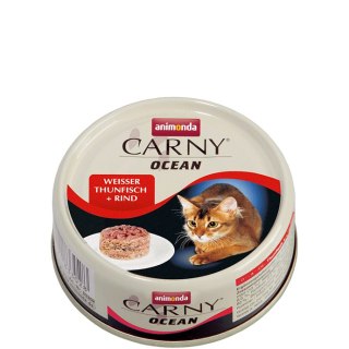 ANIMONDA Carny Ocean puszka z białym tuńczykiem i wołowiną 80g