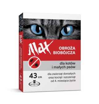 SELECTA Obroża biobójcza Max 43 czerwona