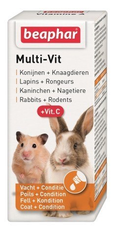 Beaphar Multi-Vit + witamina C dla gryzoni 20ml