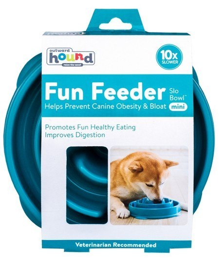 Outward Hound Fun Feeder Mini Miska turkusowa [51006]