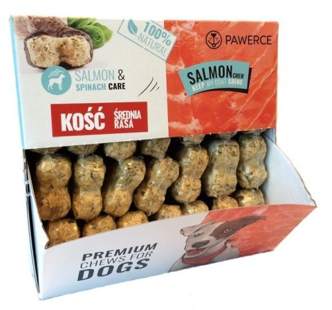 Pawerce Salmon Bone Medium Breeds display 24x55g