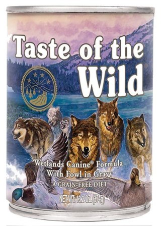 Taste of the Wild Wetlands Canine z mięsem z dzikiego ptactwa puszka 390g