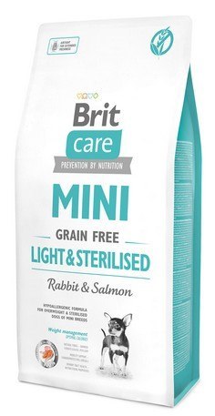 Brit Care Grain Free Mini Light & Sterilised 2kg