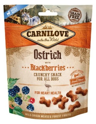 Carnilove Dog Snack Fresh Crunchy Ostrich+Blackberries 200g