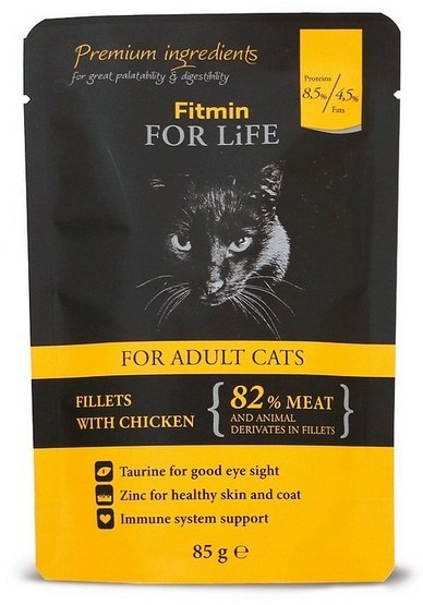 Fitmin Cat For Life Adult Chicken saszetka 85g