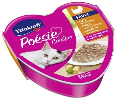 Vitakraft Poesie sos indyk z serem tacka 85g