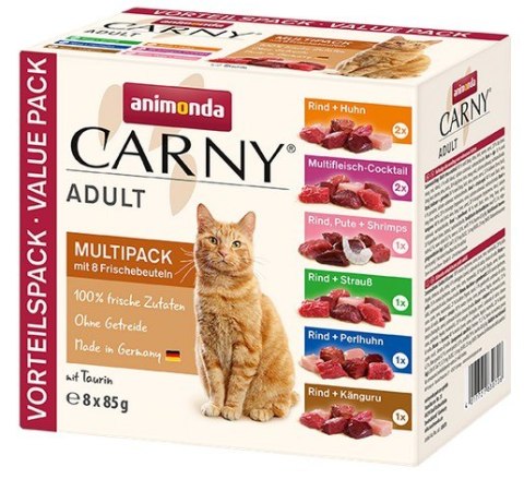 Animonda Carny Multipack saszetki 8x85g