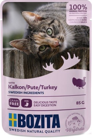 Bozita Cat Indyk w sosie saszetka 85g