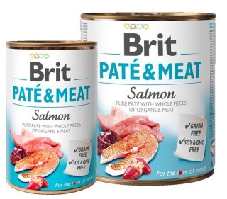 Brit Pate & Meat Dog Salmon puszka 800g