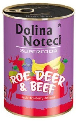 Dolina Noteci Superfood Pies Sarna i wołowina puszka 400g