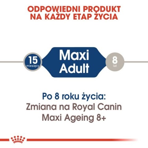 Royal Canin Maxi Adult karma mokra w sosie dla psów dorosłych, do 5 roku życia, ras dużych saszetka 140g