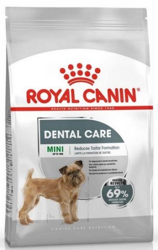 Royal Canin Mini Dental Care karma sucha dla psów dorosłych, ras małych, redukująca powstawanie kamienia nazębnego 1kg