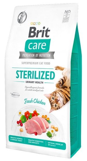 Brit Care Cat Grain Free Sterilized Urinary Health 400g