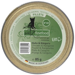 Catz Finefood Filety N.415 Kurczak/Kangur tacka 85g