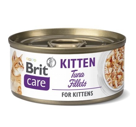 Brit Care Cat Kitten Tuna Fillets puszka 70g