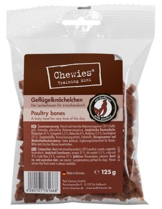 Chewies Training Kosteczki Mini Drób 125g