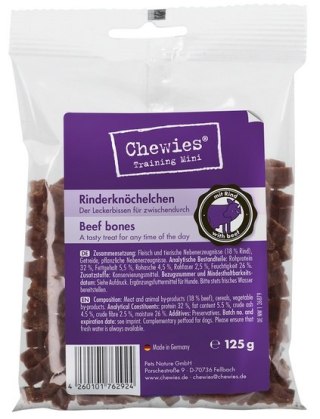 Chewies Training Kosteczki Mini Wołowina 125g