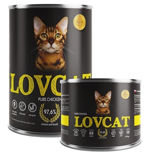 Lovcat Pure Chicken puszka 200g