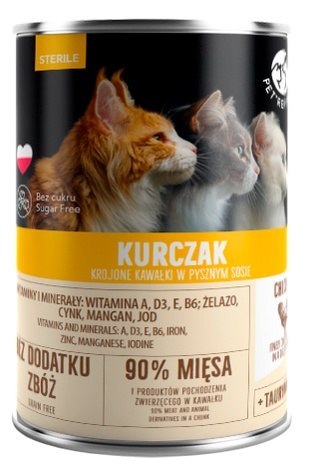 PetRepublic Kot Sterile Kurczak puszka 400g