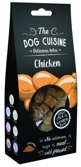 The Dog Cuisine Delicious Bites Chicken & Curcuma 100g