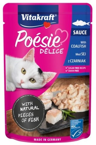 Vitakraft Poesie Deli Sauce czarniak saszetka 85g