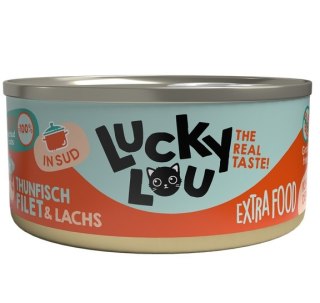 Lucky Lou Extrafood Tuńczyk & Łosoś w bulionie puszka 70g