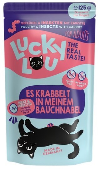 Lucky Lou Lifestage Adult Drób i owady saszetka 125g