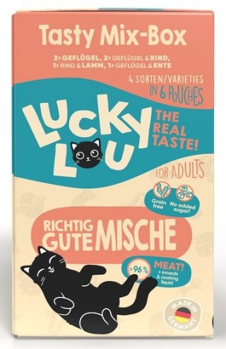 Lucky Lou Lifestage Adult Tasty Mix-Box saszetki 6x125g