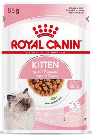 Royal Canin Feline Kitten Multipack karma mokra dla kociąt do 12 miesiąca życia saszetki 4x85g