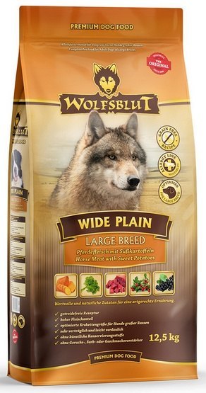 Wolfsblut Dog Wide Plain Large Breed konina i bataty 12,5kg