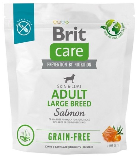 Brit Care Grain Free Adult Large Breed Salmon 1kg