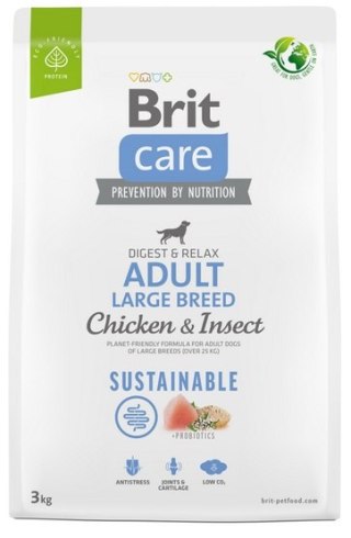 Brit Care Sustainable Large Breed Chicken & Insect 3kg