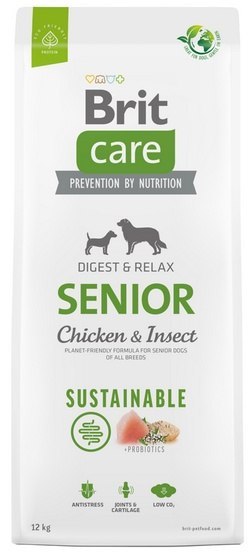 Brit Care Sustainable Senior Chicken & Insect 12kg