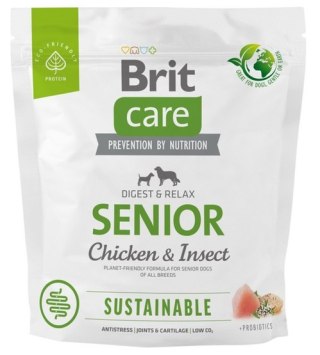 Brit Care Sustainable Senior Chicken & Insect 1kg