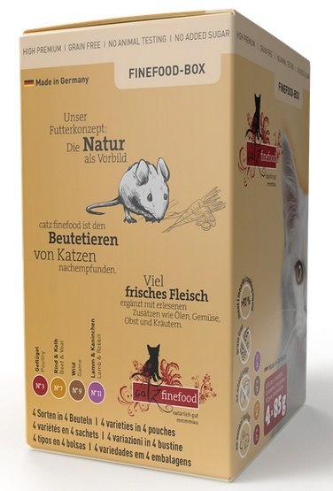 Catz Finefood Classic Finefood-Box I saszetki multipack N.3-11 4x85g