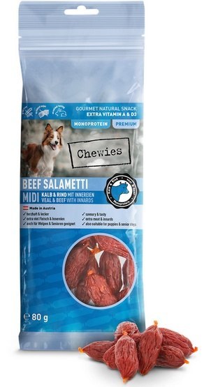 Chewies Beef Salametti Midi cielęcina & wołowina z podrobami 80g