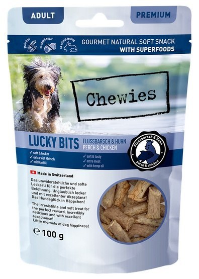 Chewies Lucky Bits Adult Okoń & kurczak 100g